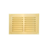 Timloc 9x 6 Brass Anodised Internal Metal Grille & Louvre Vent